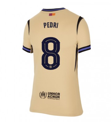 Lacne Ženy Futbalové dres Barcelona Pedri Gonzalez #8 2025-26 Krátky Rukáv - Preč